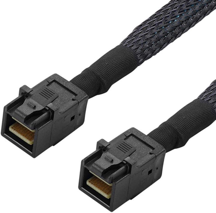 chenyang CY SFF-8643 Verlängerungskabel,Mini SAS SFF-8643 Stecker auf Stecker High Density Datenserv