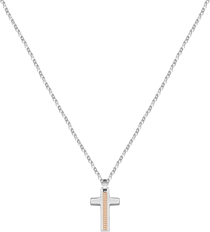 Morellato Herrenhalskette, Motown Kollektion, aus Edelstahl, Rosegold PVD - SALS44