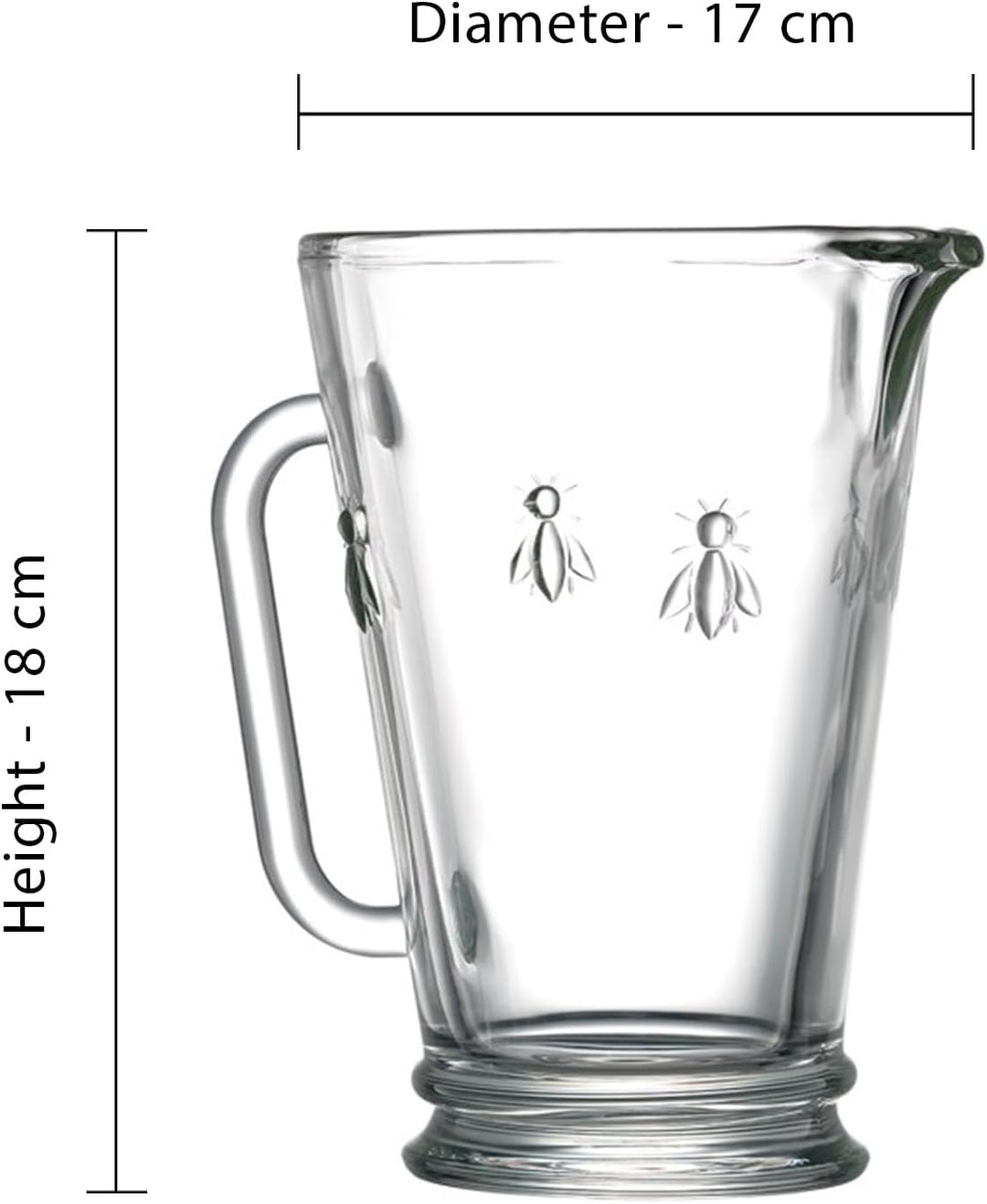 La Rochère Krug Biene 1,0ltr. H18cm