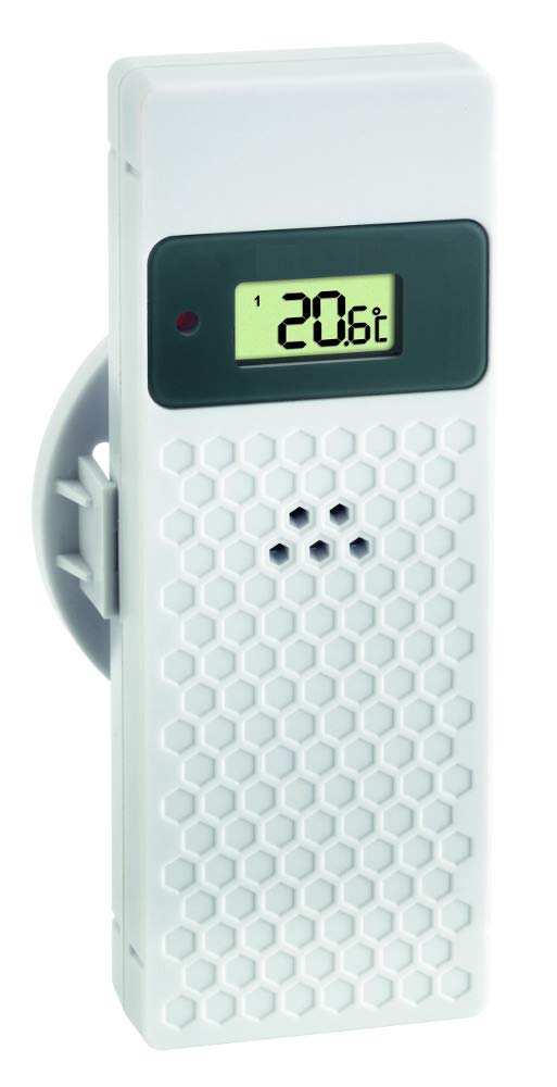 TFA Dostmann Thermo-Hygro-Sender mit Display, 30.3245.02, verwendbar als Ersatz-oder Zusatzsender, w