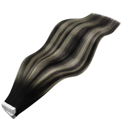 YoungSee Tape in Extensions Echthaar Ombre Tape Extensions Ombre Echthaar Extensions Tape 30 cm Tape