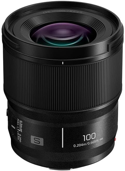 Panasonic Lumix S-E100: 100 mm F2.8 Makroobjektiv, Vollformat-Kameraobjektiv, kompaktes & leichtes D