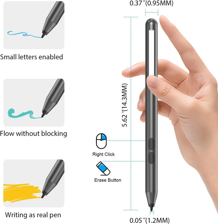 ANYQOO MPP Stylus Pen 1.51 mit 1024 Druckempfindlichkeit, Palm Rejection, AAAA-Batterie, Lange Akkul