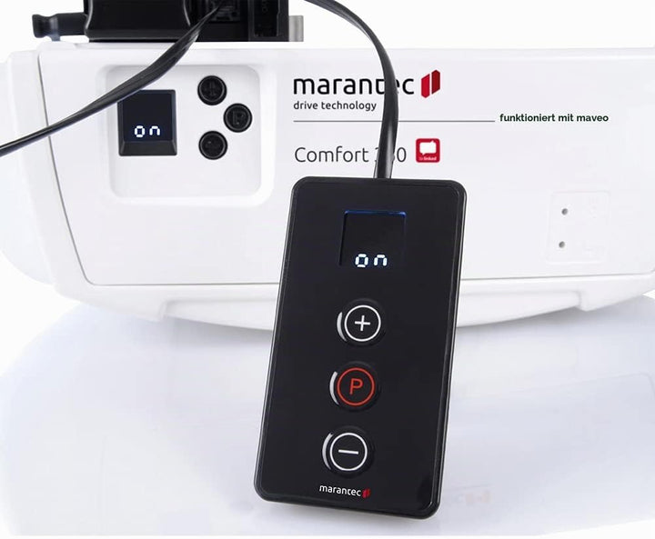 Marantec Comfort 360 Garagentorantrieb, Set inkl. 2 Handsender, elektrischer Torantrieb für Garagent