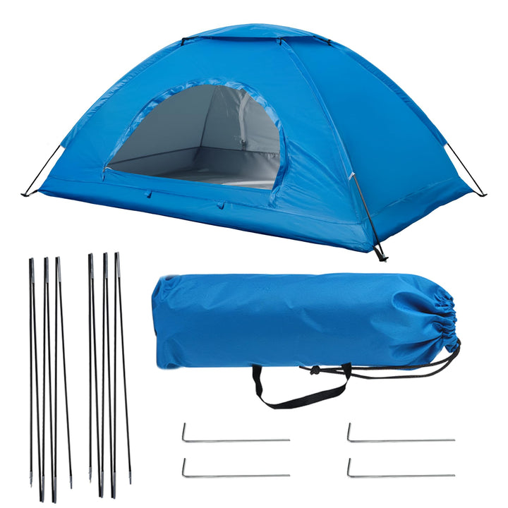 Menz Strandmuschel für 2–3 Personen – UV 50+ Strand Sonnenschutz – wasserdichtes, windfestes Strandz