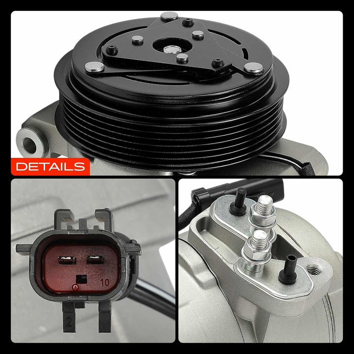 Frankberg Klimakompressor Klimaanlage Kompatibel mit Nitro 2007-2011 Cherokee KK 2008-2011 Wrangler