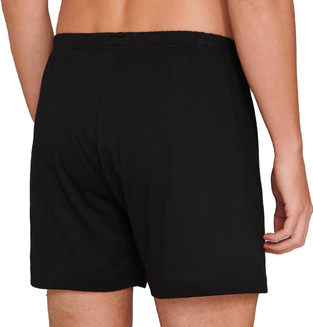 Schiesser Herren 2 PACK Boxershorts Baumwolle Web - Webboxer M Schwarz_174002, M Schwarz_174002