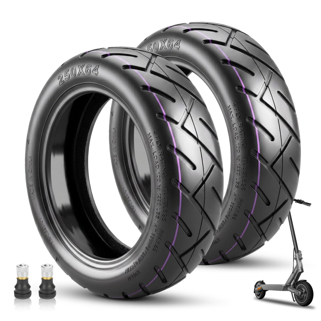 250 x 64 CST Selbstreparierender Reifen für Xiaomi 4 Ultra Elektroroller 10 Zoll Ersatzreifen mit Li