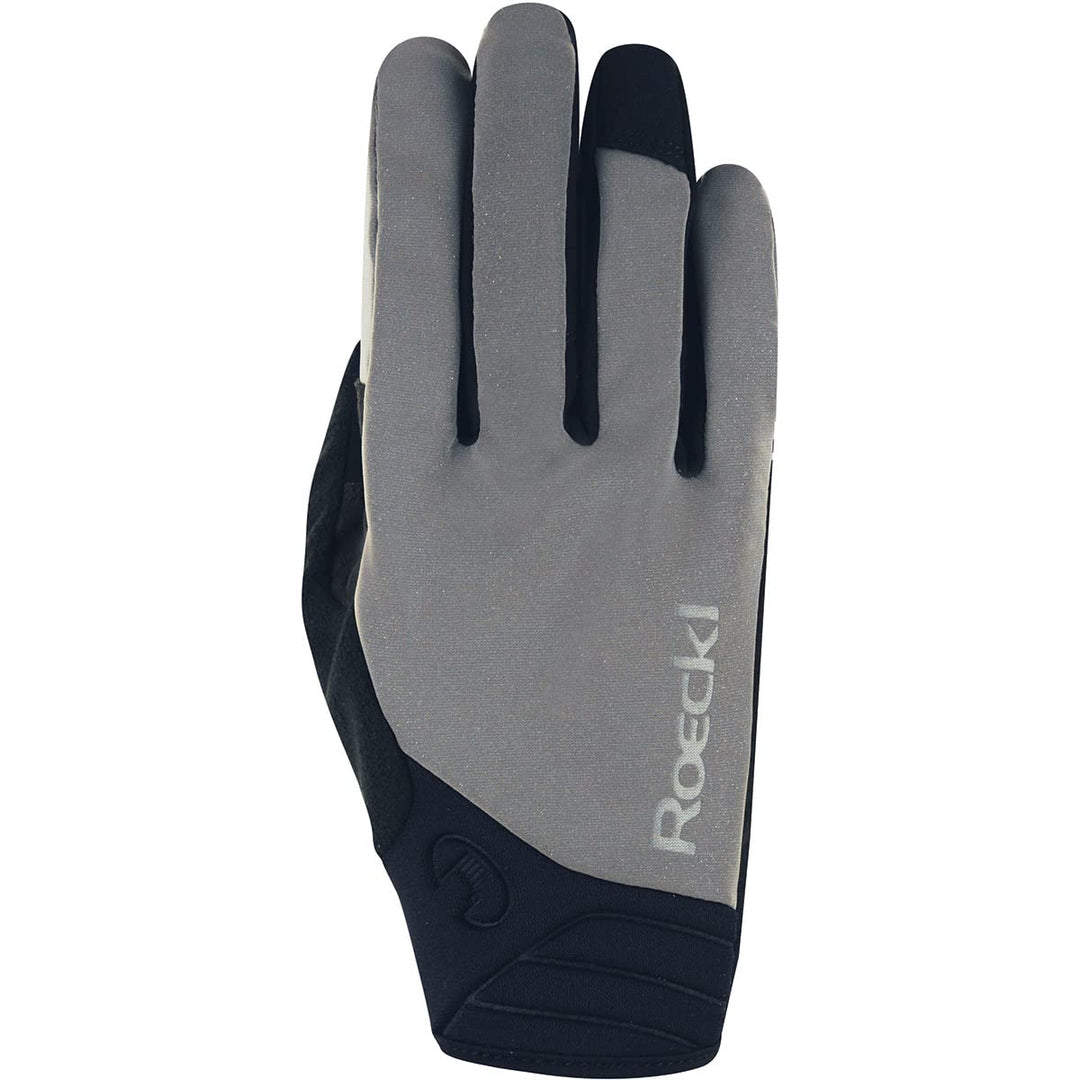 Roeckl Rotterdam Winter Fahrrad Handschuhe silberfarben/schwarz 2022 Silberfarben 9, Silberfarben 9