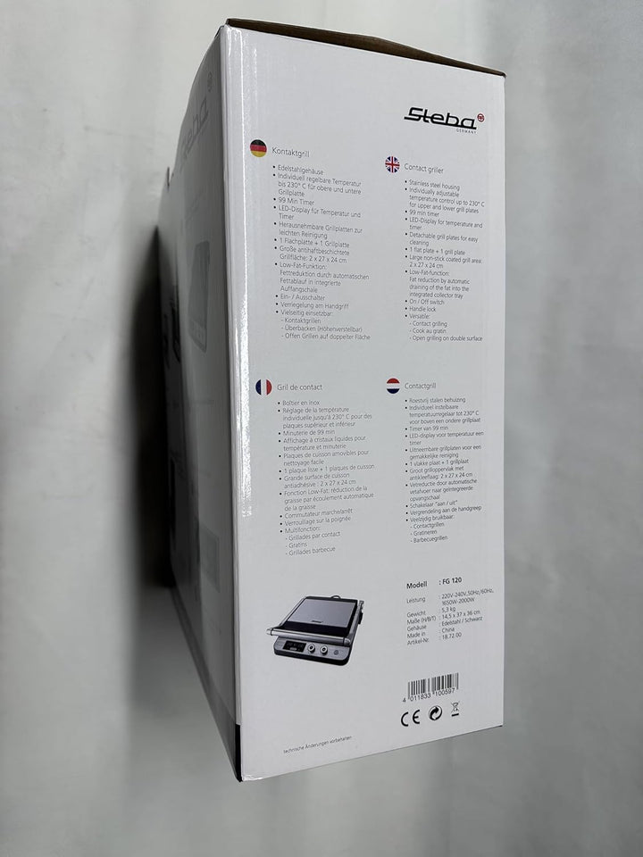 Steba Kontaktgrill Kontaktgrill FG 120