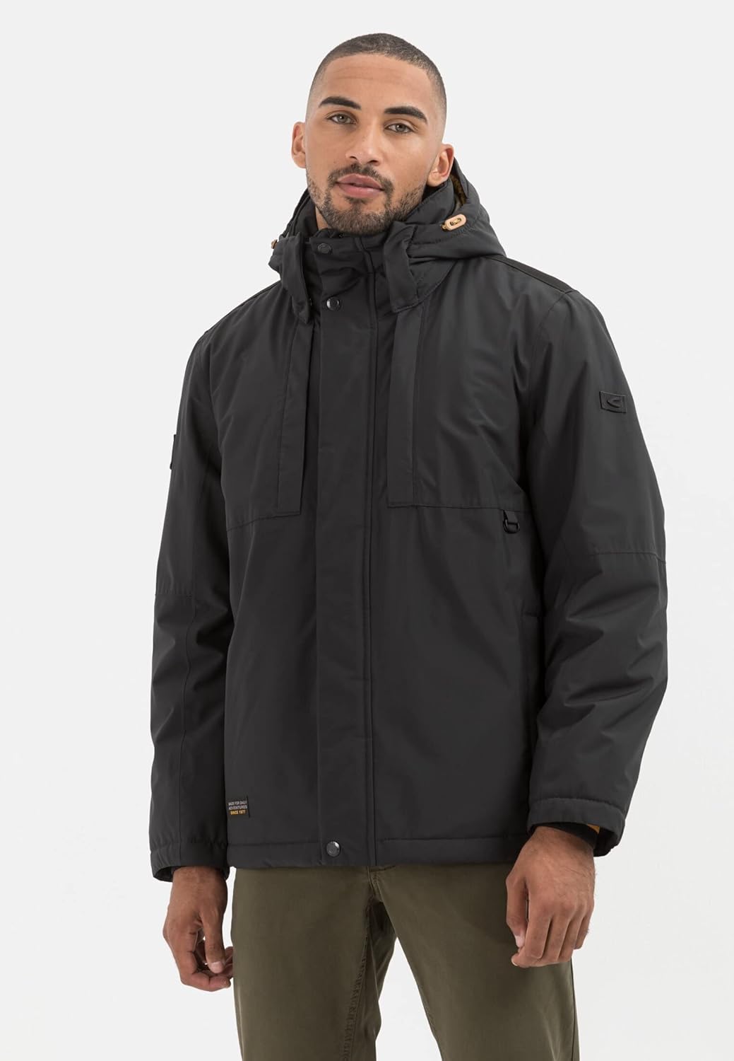 camel active Jacke Langarm Kapuze wasserdicht Winddicht anthrazit 106 Anthrazit, 106 Anthrazit