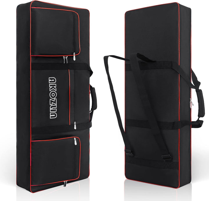 AKOZLIN 49/61/76/88 Slim/88 Key Keyboard Case Electric Piano Keyboard Bag Portable Keyboard Gig Bag