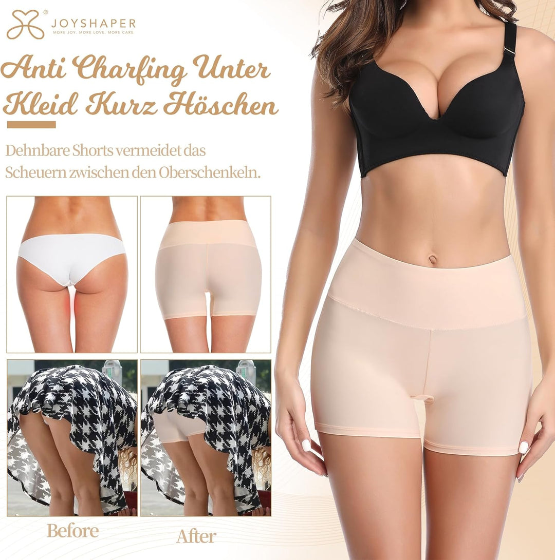 Joyshaper Damen Unterhose Unter Rock Kurz Hose Yoga Shorts Short Tight Boxershorts Kurze Leggings Bo