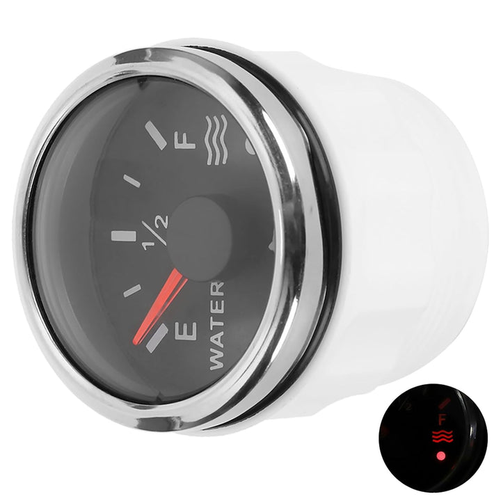 Wasserstandsanzeige, 52 mm/2 Zoll Wasserstandsanzeige 9-30 V DC Smart Alarm für Marineboot RV 0-190