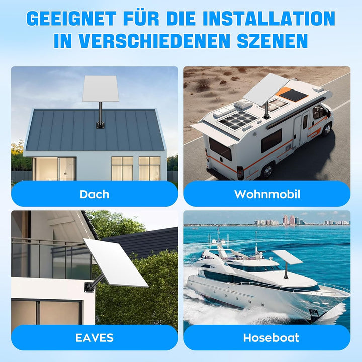 IMAYCC Starlink Gen 3 Masthalterung 360° Verstellbar, Starlink Gen 3 Rohradapter Adapter für Starlin
