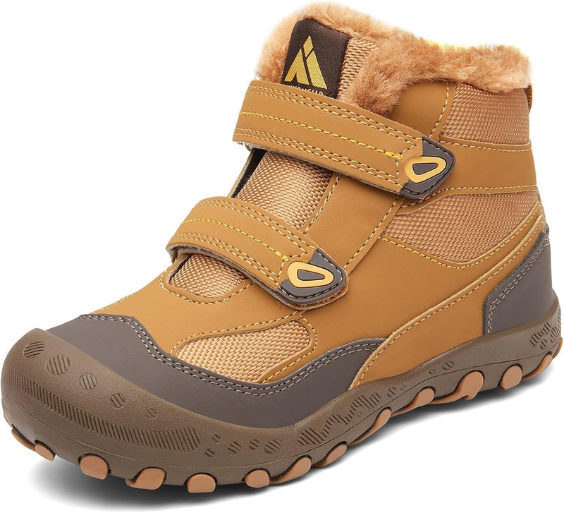 Mishansha Kinder Winterschuhe rutschfest Trekking Wanderschuhe Jungen Mädchen Bequem Baumwollschuhe