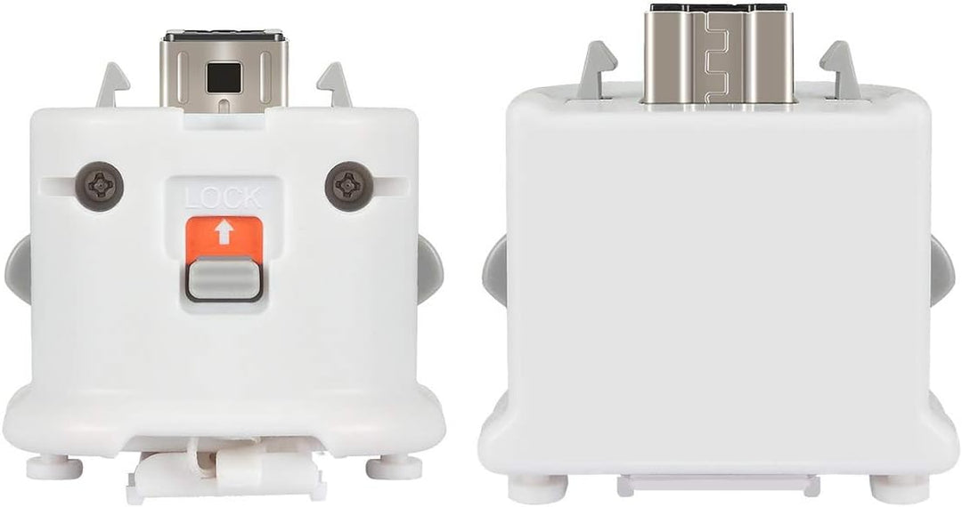 GIRIAITUS Wii Motion Plus Adapter Externe Fernbedienung mit Bewegungssensor, Weiss, 2er-Pac