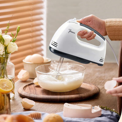 5 Werkzeuge Handrührgerät, Handmixer Bequem zu Halten, Mixer Handrührer zum Schlagen von Sahne Verwe