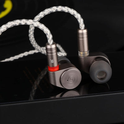 LINSOUL TINHIFI T2 HiFi 2DD Double Dynamic Drive in Ear Earphone Bass DJ Metal Headphones, 3.5 mm 2p