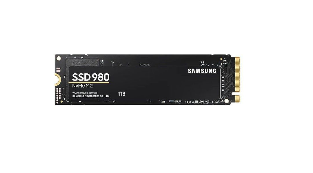 Samsung 980 NVMe M.2 SSD, 1 TB, PCIe 3.0, 3.500 MB/s Lesen, 3.000 MB/s Schreiben, Interne SSD für Ga