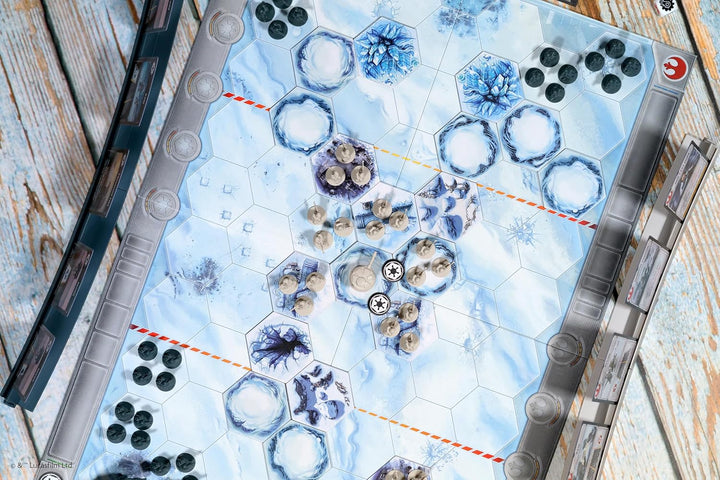 Days of Wonder, Star Wars Battle of Hoth – Strategisches Brettspiel für 2-4 Spieler ab 8 Jahren – mi