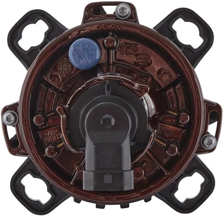 HELLA - Halogen/DE-Hauptscheinwerfer - 90mm Performance - 12V - rund - Einbau - glasklare Streuschei