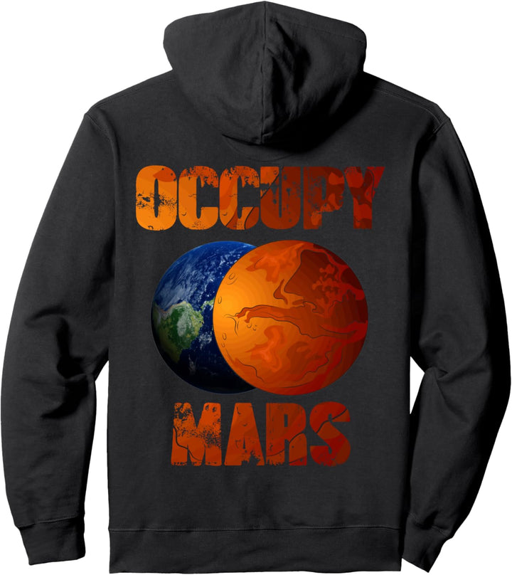 Besetzen Sie Mars Terraform Space Astronomy Pullover Hoodie