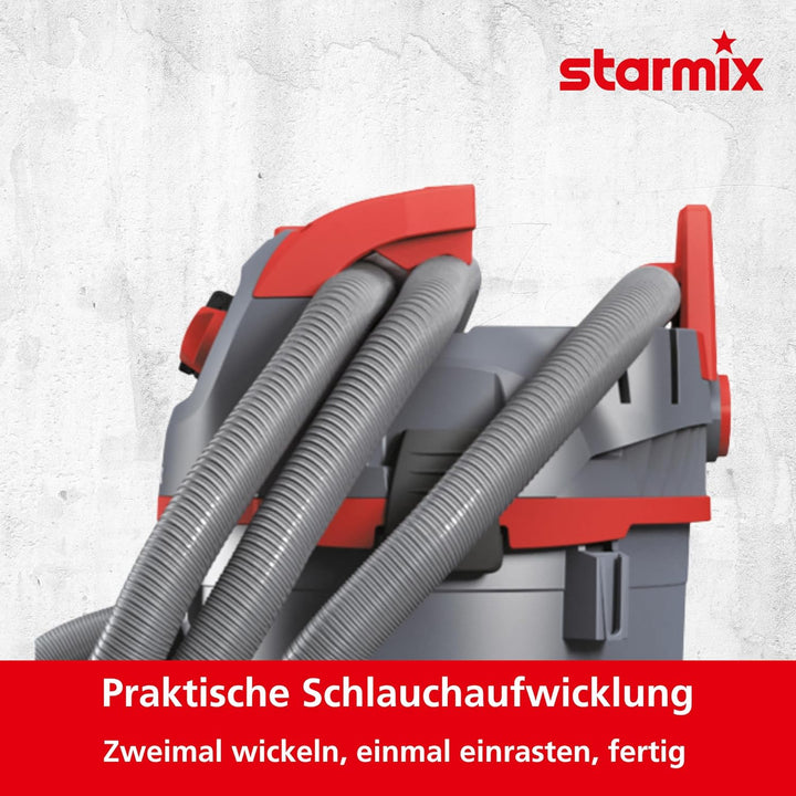 Starmix Universal-Staubsauger uClean 1432 ST, höchst vielseitiger Nass- und Trockensauger für Flexib