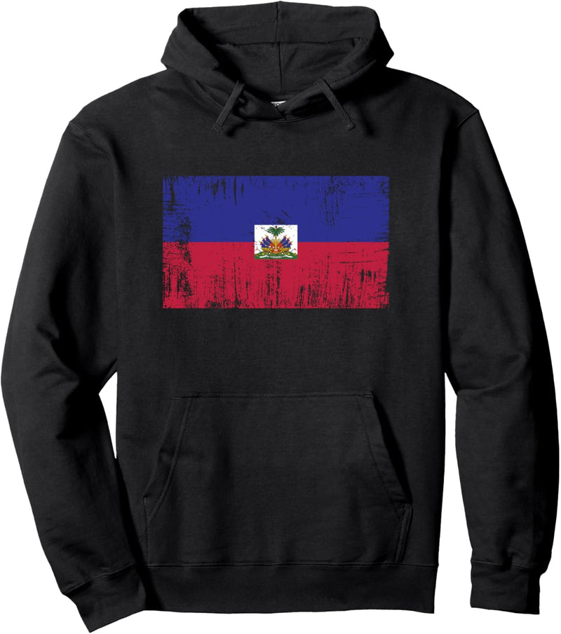 Haiti Fahne Haitianische Flagge Geschenk Fussball-Fan Sport Pullover Hoodie