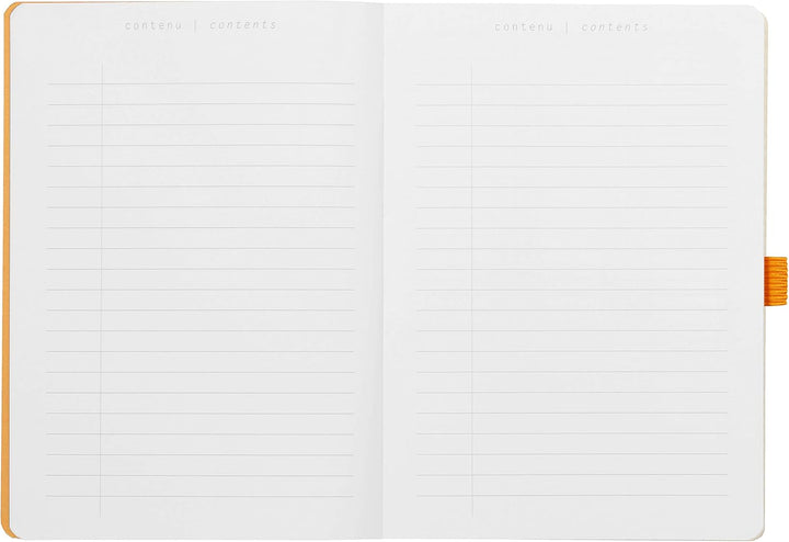 Rhodia 117571C Notizheft Goalbook (DIN A5, 14.8 x 21 cm, Dot, praktisch und trendige, mit weichem De