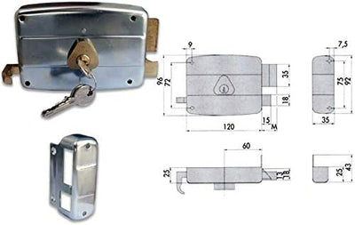 Cisa 0920223 50421-60-2 Schloss, Zylinder Fixed SX