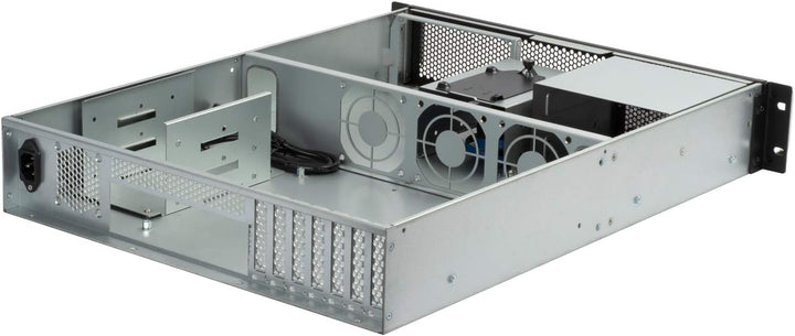 SilverStone Technology RM23-502, Industrielles 2HE-ATX-Rackmount-Speicherservergehäuse mit dualem 5,