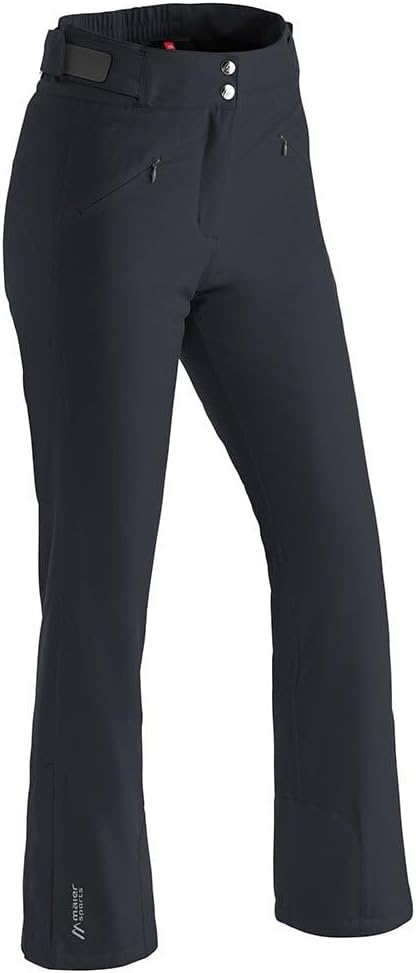 Maier Sports Damen Skihose Allissia Slim 46 Schwarz, 46 Schwarz