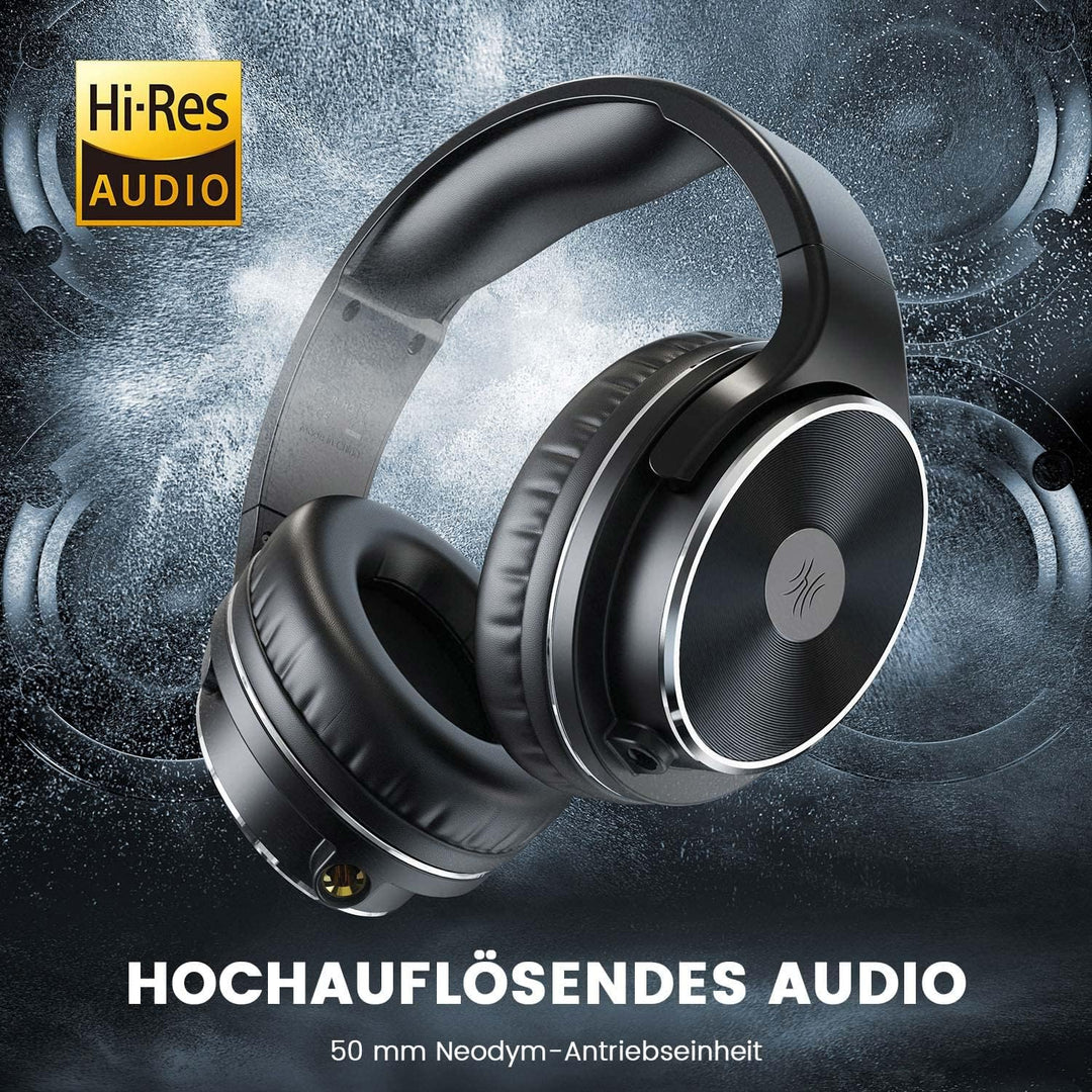 OneOdio Kopfhörer Over Ear mit Kabel, Geschlossener Studio HiFi Kopfhörer mit Share Port für E-Drum