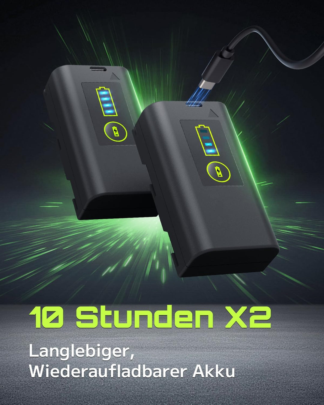 LasGoo 4x360° selbstnivellierendes Laser-Nivellier, 16 Linien grünes Kreuz, für Bauprojekte und Heim