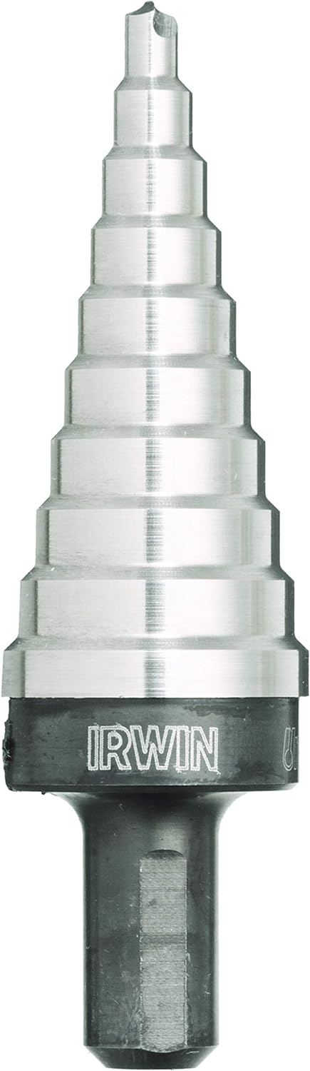 Irwin 4M Stufenbohrer 4 mm - 22 mm in 2 mm Stufen, 10502853 IW10502853 Blau 90 x 0.5 mm #4M (4-22MM)