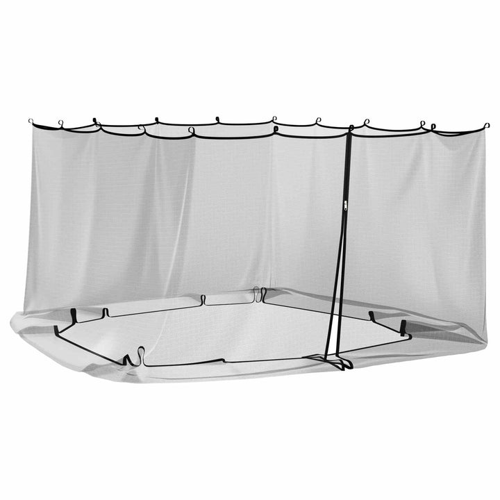 vidaXL Moskito-Netz für Pavillon 220 Mesh Schwarz 4 x 3 x 2 cm