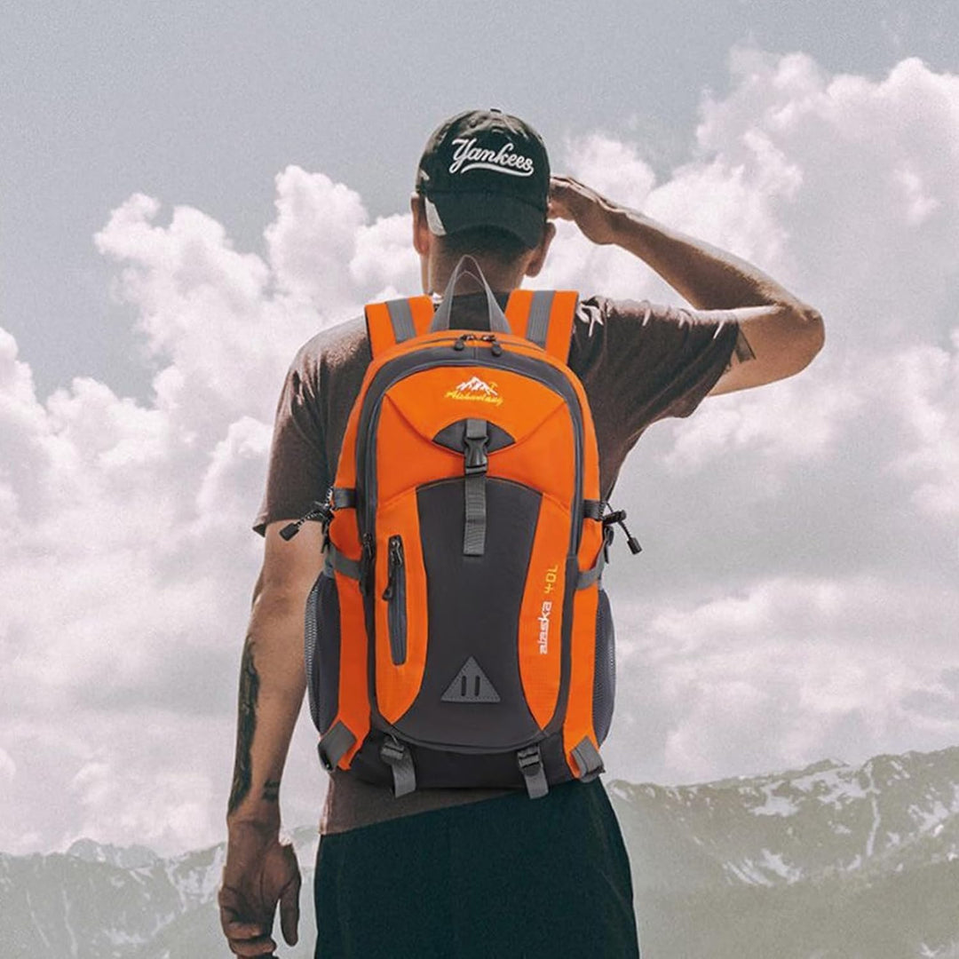Wanderrucksack Rucksack Herren Unisex Tagesrucksack Outdoor, 40L Grosse Kapazität Travel Rucksack Wa