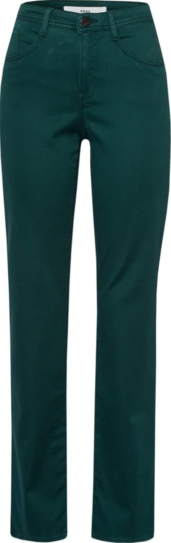 BRAX Damen Style Carola Winter Dream Hose 25W / 32L Dark Malachite, 25W / 32L Dark Malachite