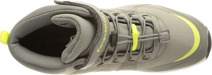 KangaROOS Unisex Kinder Kx-Hydro Sneaker 27 EU Ultimate Grey Limetta, 27 EU Ultimate Grey Limetta