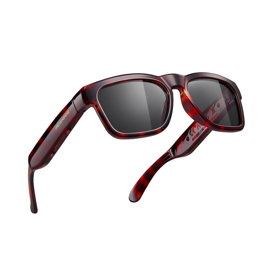 OhO sunshine Bluetooth Audio Sunglasses, Lightweight Open Ear Sport Glasses, 10H Playtime, UV400 ANS