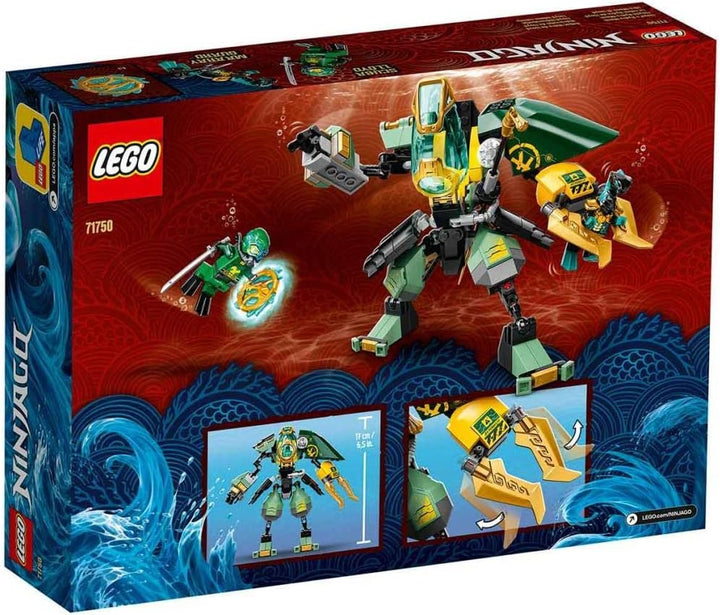 LEGO 71750 NINJAGO Lloyds Hydro-Mech, Unterwasser Set, Spielzeug für Jungen und Mädchen ab 7 Jahre m
