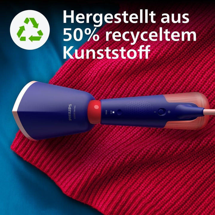 Philips Dampfglätter 5000-Serie – 35 Sekunden Aufheizen, kontinuierlicher Dampf, zwei Wassertanks, E