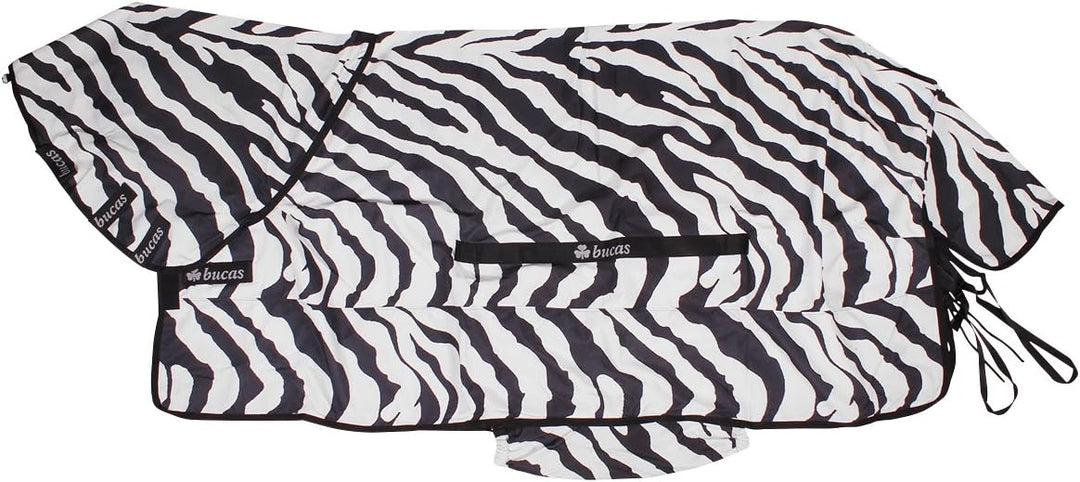 Bucas Sweet-itch Full-Neck - zebra, Groesse:165, 165