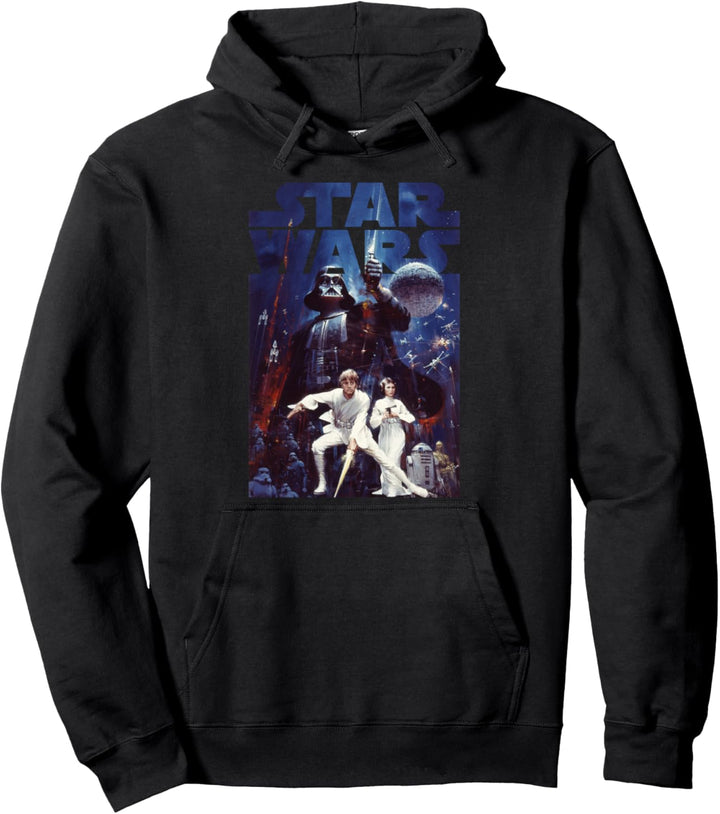 Star Wars Vader Luke Leia Family Portrait Pullover Hoodie