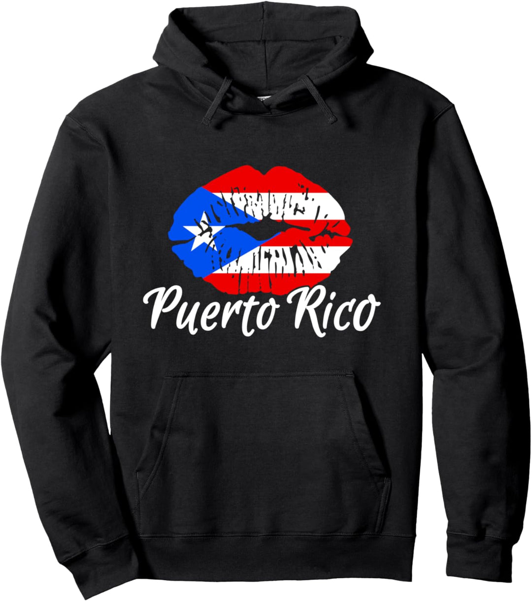 Puerto Rico National Flag Island San Juan Boricua Pullover Hoodie