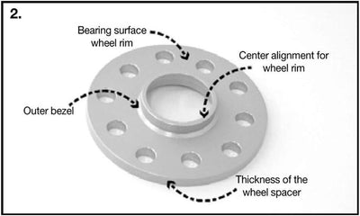 Spurverbreiterung TRAK+ Spurverbreiterungen/TRAK+ Wheel Spacers Hinten von H&R 10 mm (B1075726) Dist