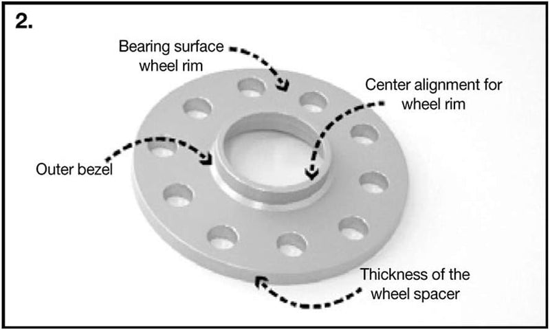 Spurverbreiterung TRAK+ Spurverbreiterungen/TRAK+ Wheel Spacers Hinten von H&R 10 mm (B1075726) Dist