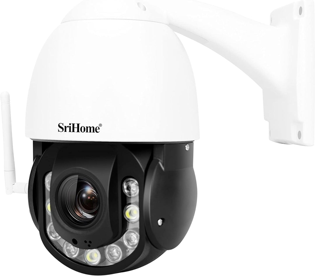 Srihome SH040 Speed Dome 5 Megapixel Zoom 20x Audio Zwei-Wege Starlight SD Karte WiFi