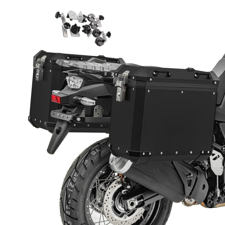 Alukoffer Set für Benelli TRK 502 / X Seitenkoffer GX-38-45 schwarz